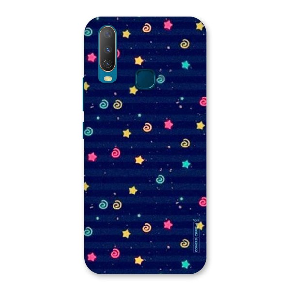 Cute Stars Design Back Case for Vivo U10