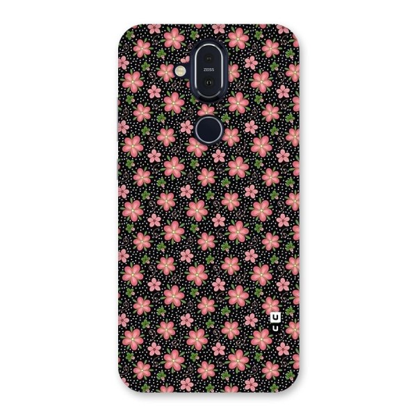 Cute Tiny Flowers Back Case for Nokia 8.1