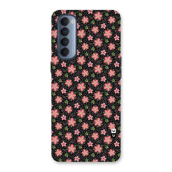 Cute Tiny Flowers Back Case for Reno4 Pro