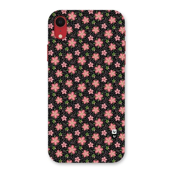 Cute Tiny Flowers Back Case for iPhone XR