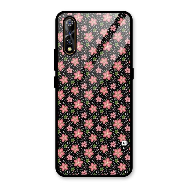 Cute Tiny Flowers Glass Back Case for Vivo Z1x