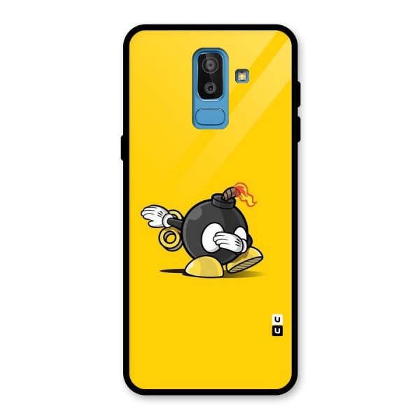 Dab Bomb Glass Back Case for Galaxy J8