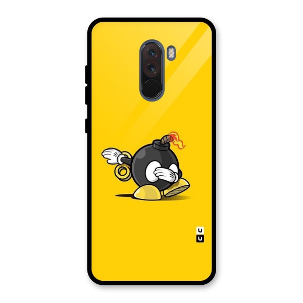 Dab Bomb Glass Back Case for Poco F1