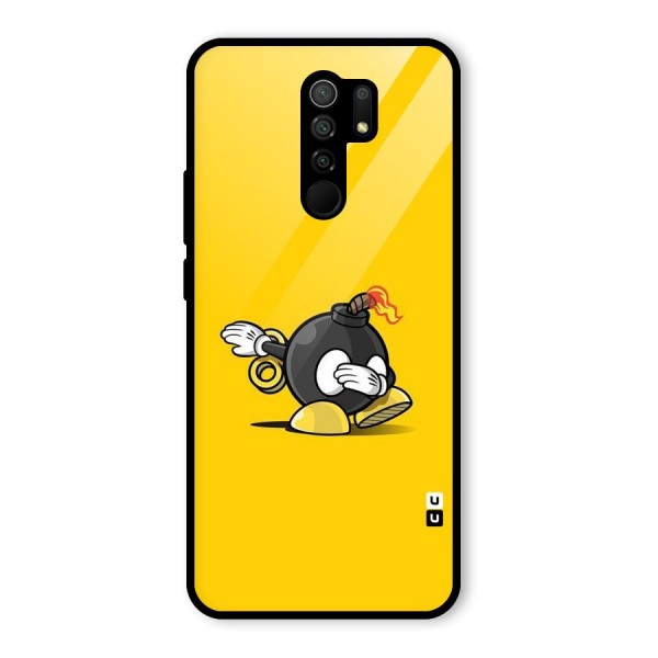 Dab Bomb Glass Back Case for Redmi 9 Prime