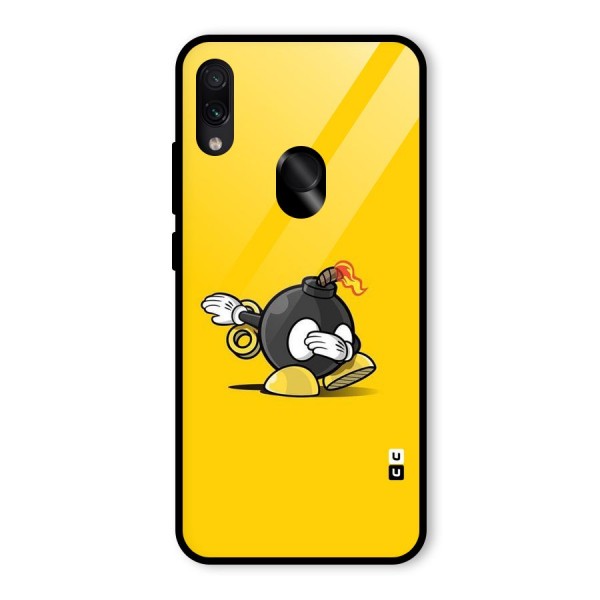 Dab Bomb Glass Back Case for Redmi Note 7