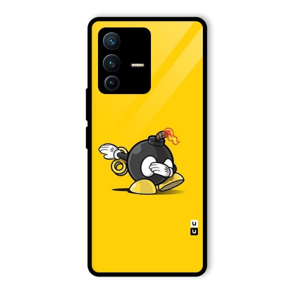 Dab Bomb Glass Back Case for Vivo V23 Pro