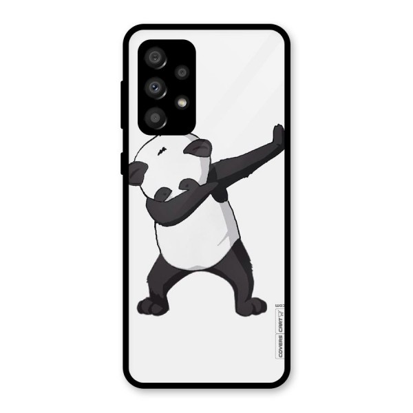 Dab Panda Shoot Glass Back Case for Galaxy A32