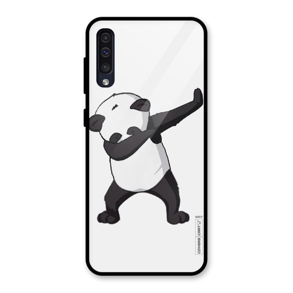 Dab Panda Shoot Glass Back Case for Galaxy A50s