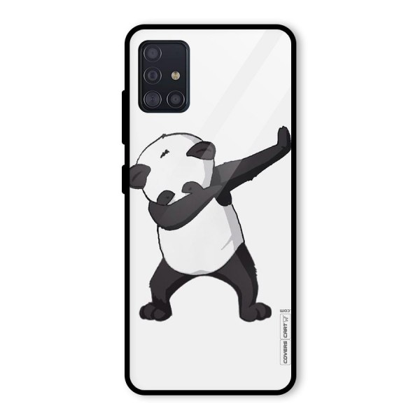 Dab Panda Shoot Glass Back Case for Galaxy A51