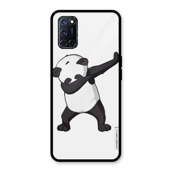 Dab Panda Shoot Glass Back Case for Oppo A52