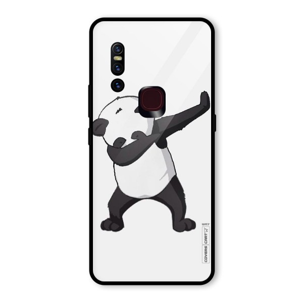 Dab Panda Shoot Glass Back Case for Vivo V15