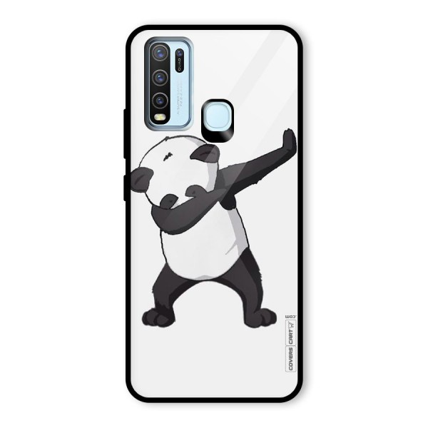 Dab Panda Shoot Glass Back Case for Vivo Y30