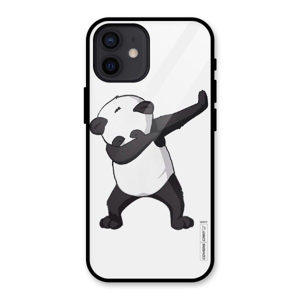 Dab Panda Shoot Glass Back Case for iPhone 12