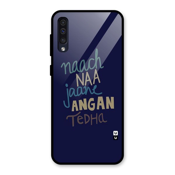 Dance Words Glass Back Case for Galaxy A50s