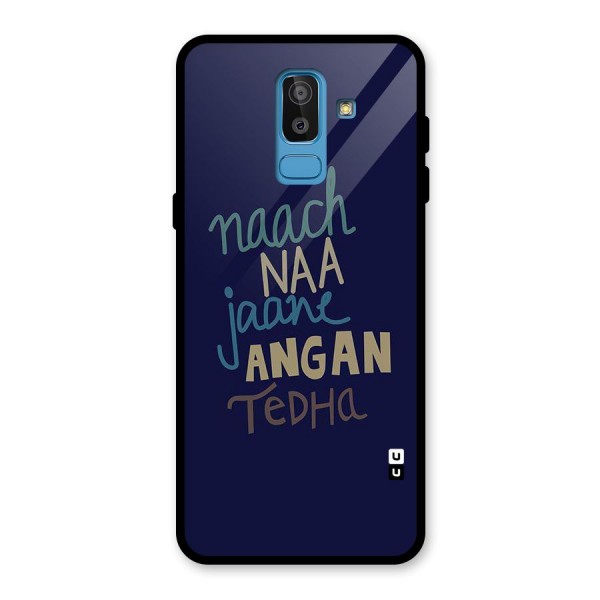 Dance Words Glass Back Case for Galaxy J8