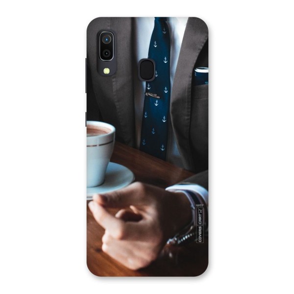 Dapper Suit Back Case for Galaxy A20