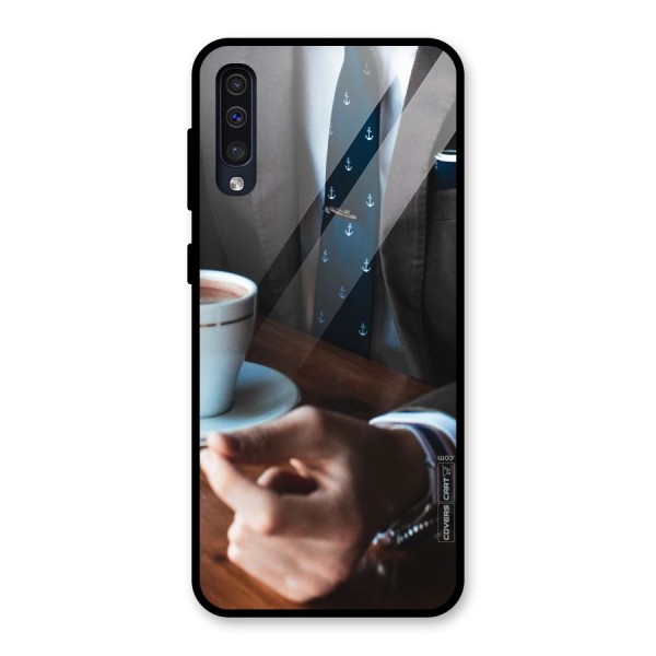 Dapper Suit Glass Back Case for Galaxy A50s