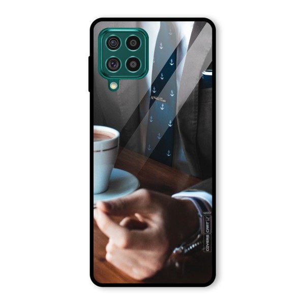 Dapper Suit Glass Back Case for Galaxy F62