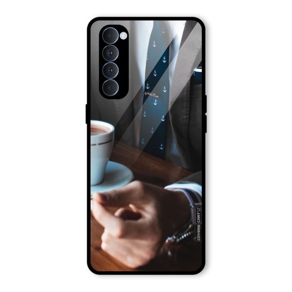 Dapper Suit Glass Back Case for Oppo Reno4 Pro