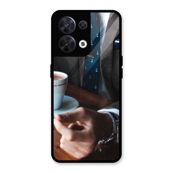 Dapper Suit Glass Back Case for Oppo Reno8 5G