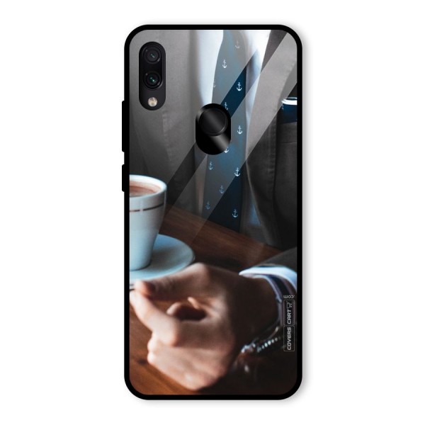 Dapper Suit Glass Back Case for Redmi Note 7