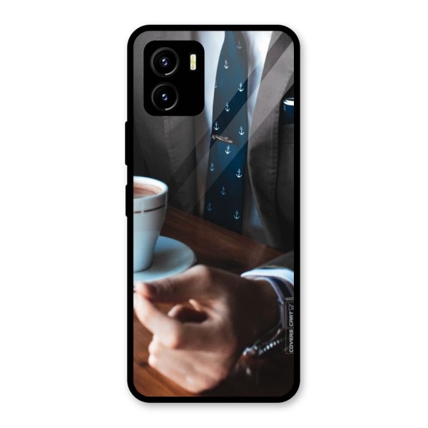 Dapper Suit Glass Back Case for Vivo Y15s