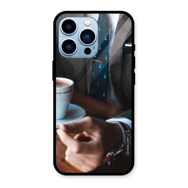 Dapper Suit Glass Back Case for iPhone 13 Pro