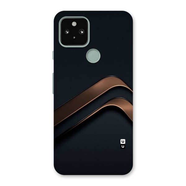 Dark Gold Stripes Back Case for Google Pixel 5