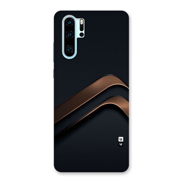 Dark Gold Stripes Back Case for Huawei P30 Pro