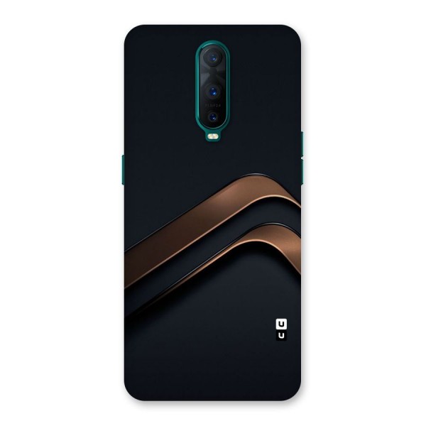 Dark Gold Stripes Back Case for Oppo R17 Pro