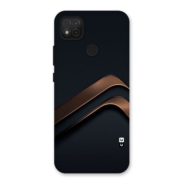 Dark Gold Stripes Back Case for Redmi 9C