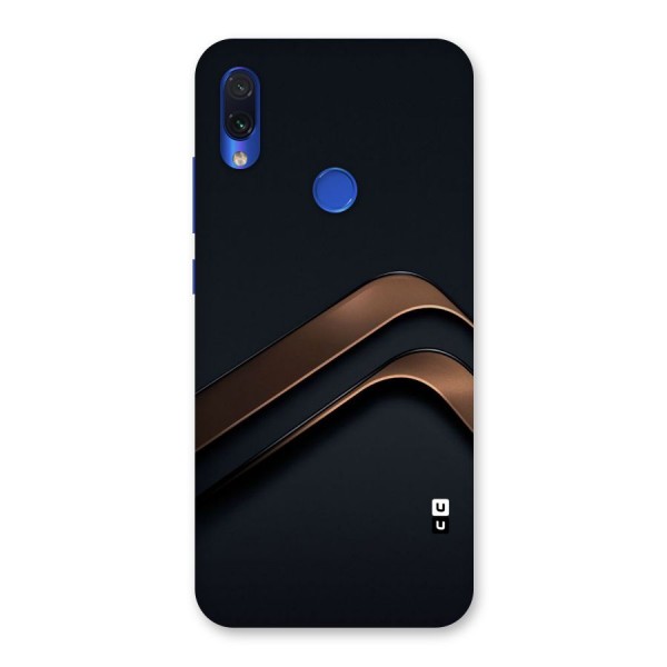 Dark Gold Stripes Back Case for Redmi Note 7