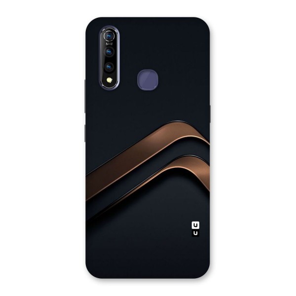 Dark Gold Stripes Back Case for Vivo Z1 Pro