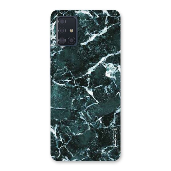 Dark Green Marble Back Case for Galaxy A51