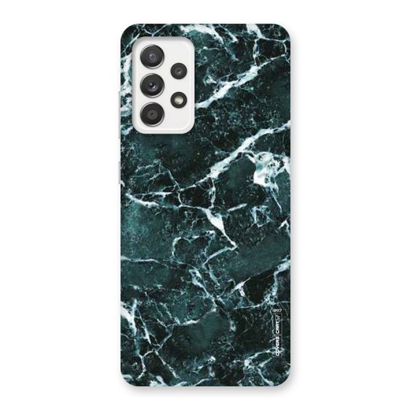 Dark Green Marble Back Case for Galaxy A52