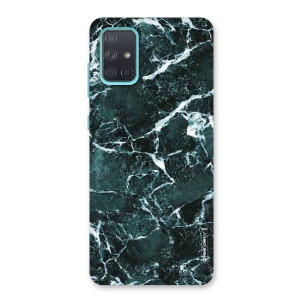 Dark Green Marble Back Case for Galaxy A71