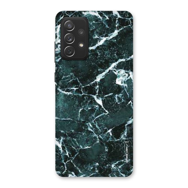 Dark Green Marble Back Case for Galaxy A72