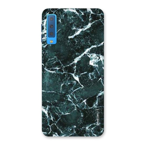 Dark Green Marble Back Case for Galaxy A7 (2018)