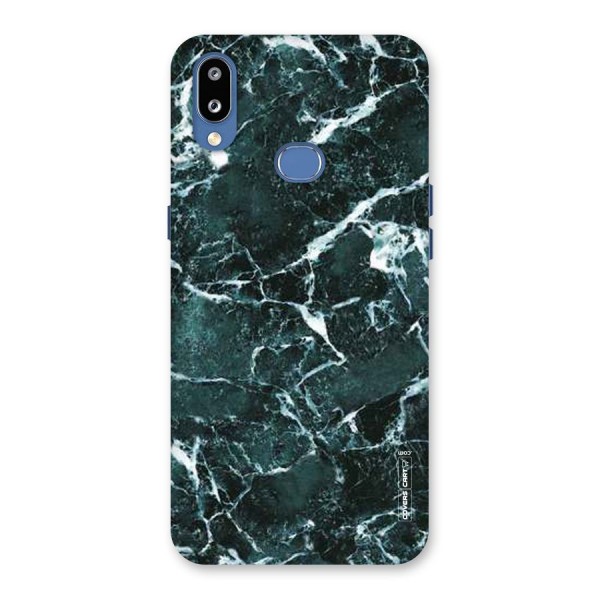 Dark Green Marble Back Case for Galaxy M01s