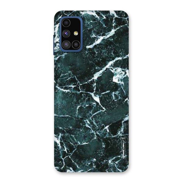 Dark Green Marble Back Case for Galaxy M51