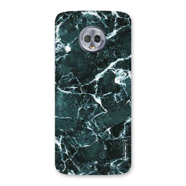 Dark Green Marble Back Case for Moto G6