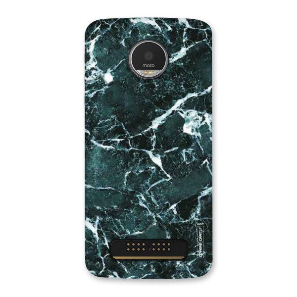 Dark Green Marble Back Case for Moto Z Play