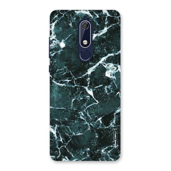 Dark Green Marble Back Case for Nokia 5.1