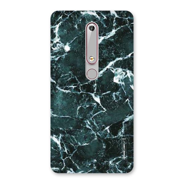 Dark Green Marble Back Case for Nokia 6.1