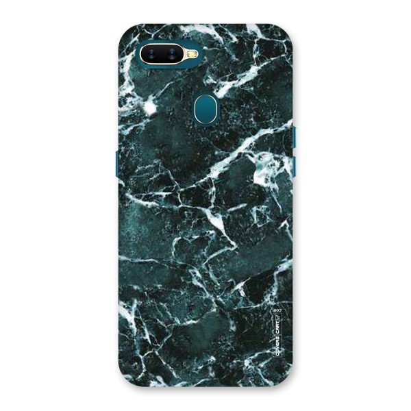 Dark Green Marble Back Case for Oppo A7