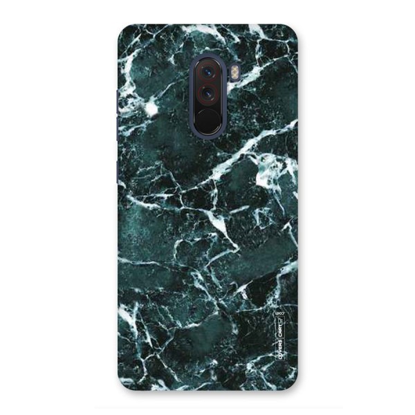 Dark Green Marble Back Case for Poco F1