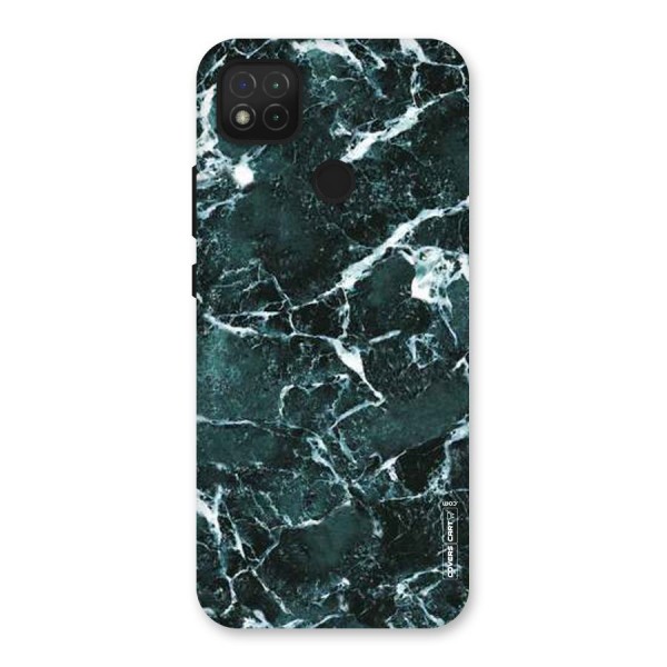 Dark Green Marble Back Case for Redmi 9C