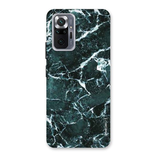 Dark Green Marble Back Case for Redmi Note 10 Pro