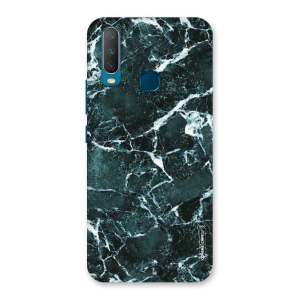 Dark Green Marble Back Case for Vivo Y15