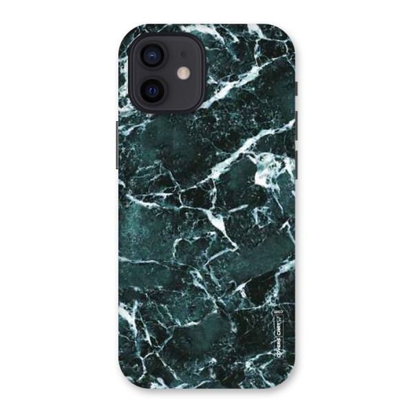 Dark Green Marble Back Case for iPhone 12